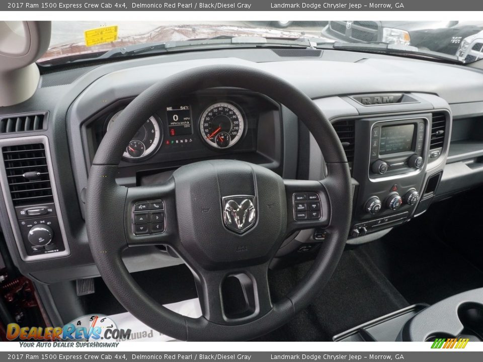 Dashboard of 2017 Ram 1500 Express Crew Cab 4x4 Photo #8