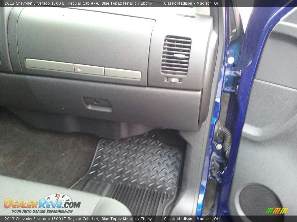 2013 Chevrolet Silverado 1500 LT Regular Cab 4x4 Blue Topaz Metallic / Ebony Photo #11