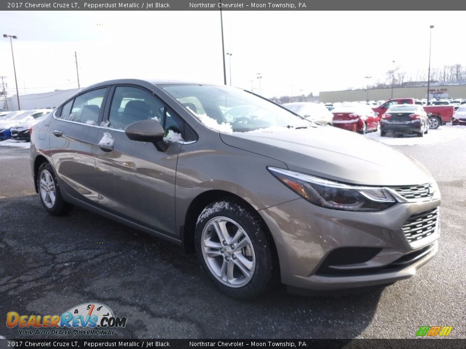 2017 Chevrolet Cruze LT Pepperdust Metallic / Jet Black Photo #3