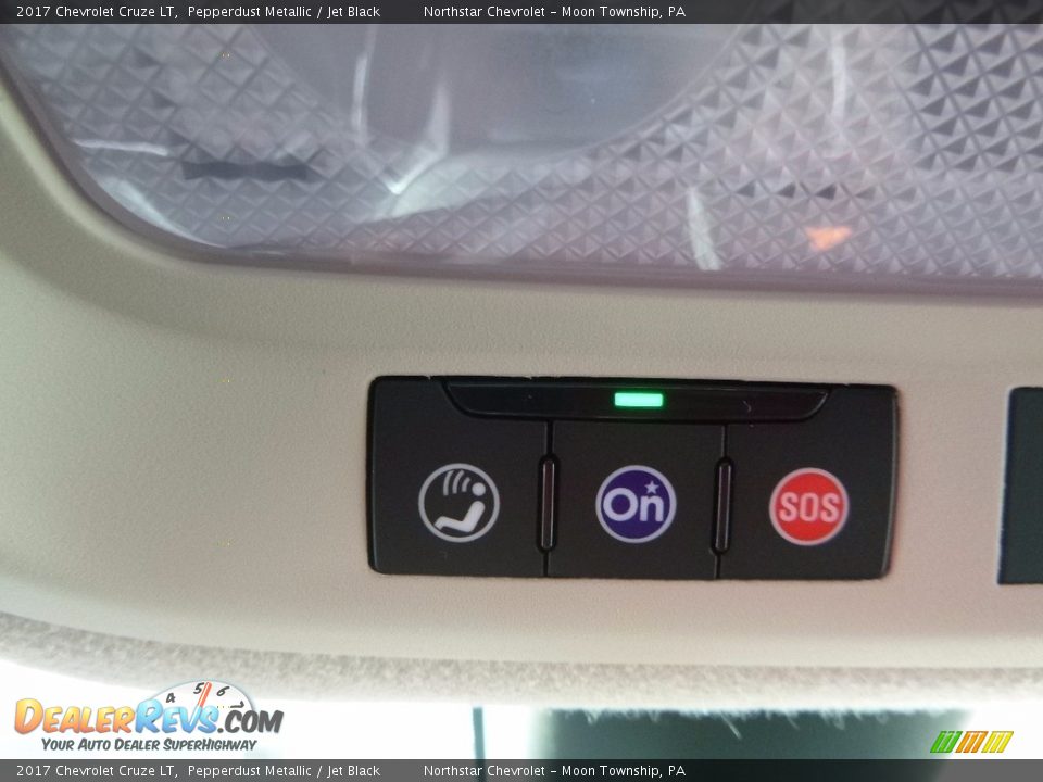 2017 Chevrolet Cruze LT Pepperdust Metallic / Jet Black Photo #17