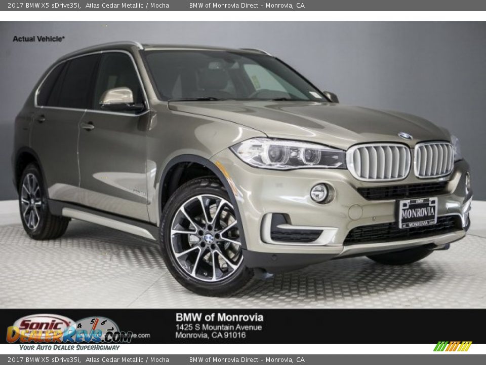 2017 BMW X5 sDrive35i Atlas Cedar Metallic / Mocha Photo #1
