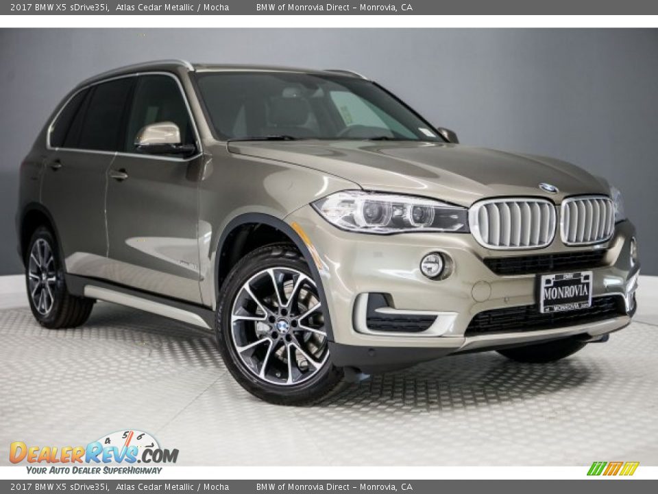 2017 BMW X5 sDrive35i Atlas Cedar Metallic / Mocha Photo #12