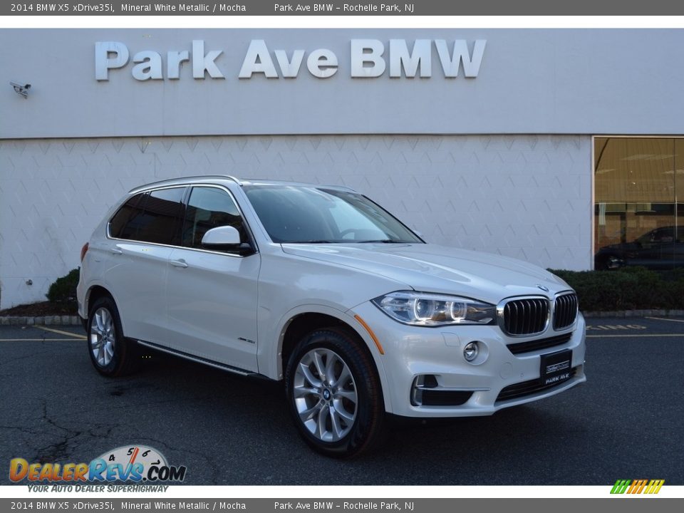 2014 BMW X5 xDrive35i Mineral White Metallic / Mocha Photo #1