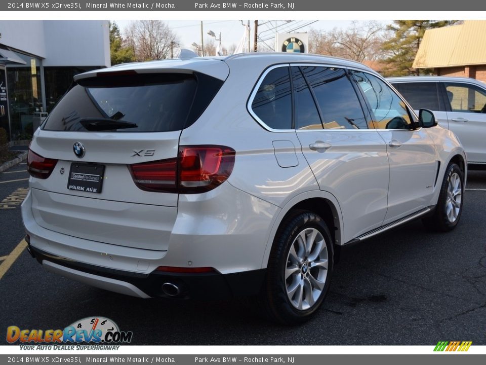 2014 BMW X5 xDrive35i Mineral White Metallic / Mocha Photo #3