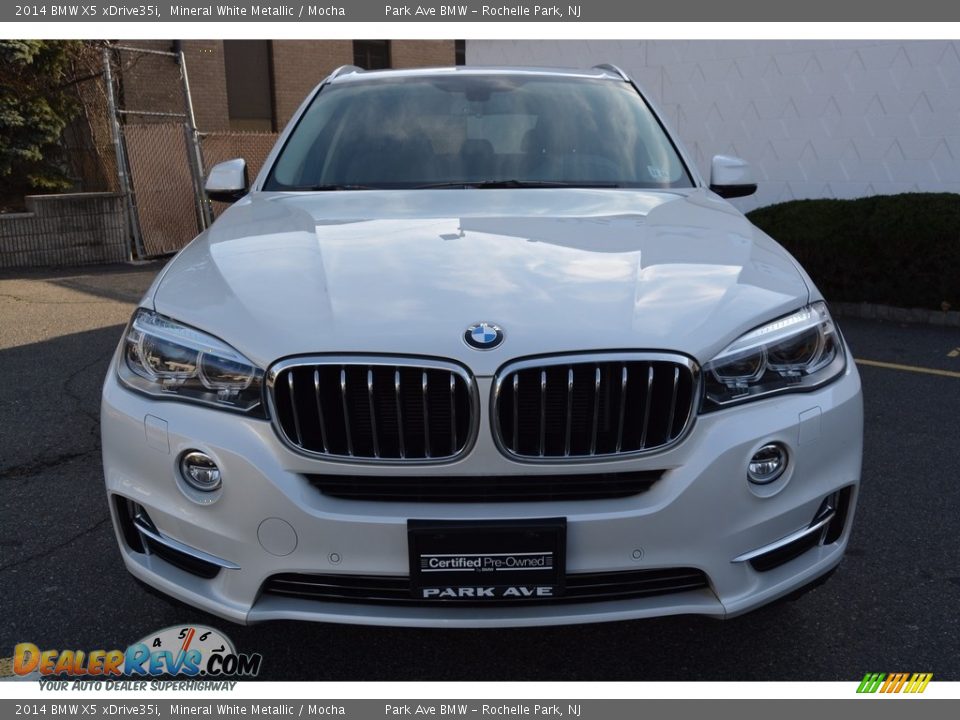 2014 BMW X5 xDrive35i Mineral White Metallic / Mocha Photo #7