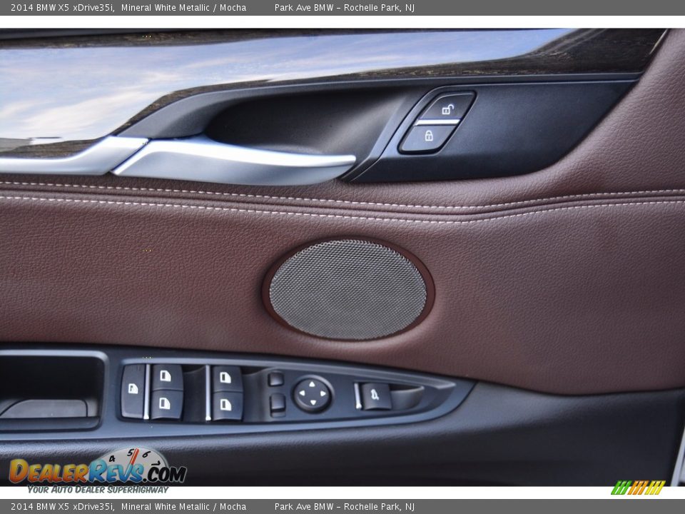 2014 BMW X5 xDrive35i Mineral White Metallic / Mocha Photo #9