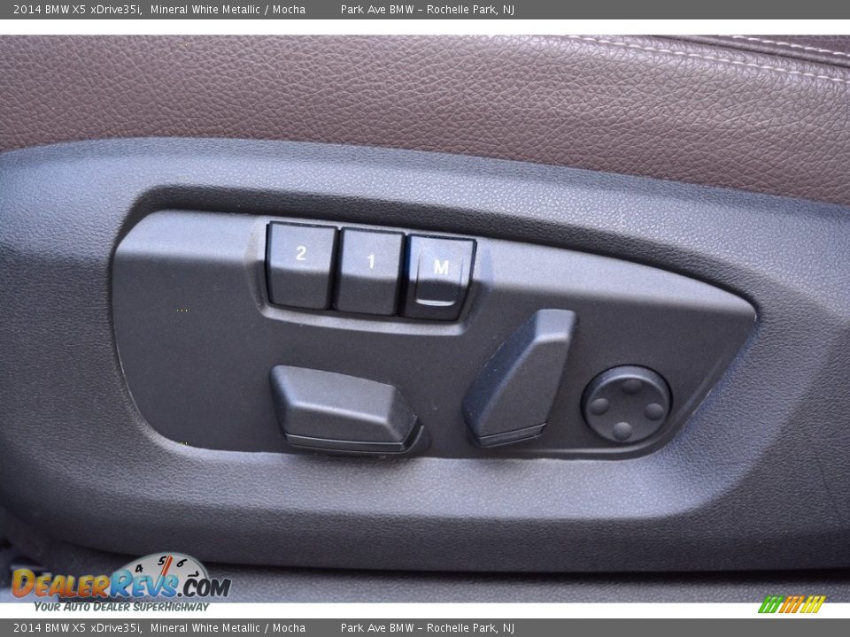 2014 BMW X5 xDrive35i Mineral White Metallic / Mocha Photo #12