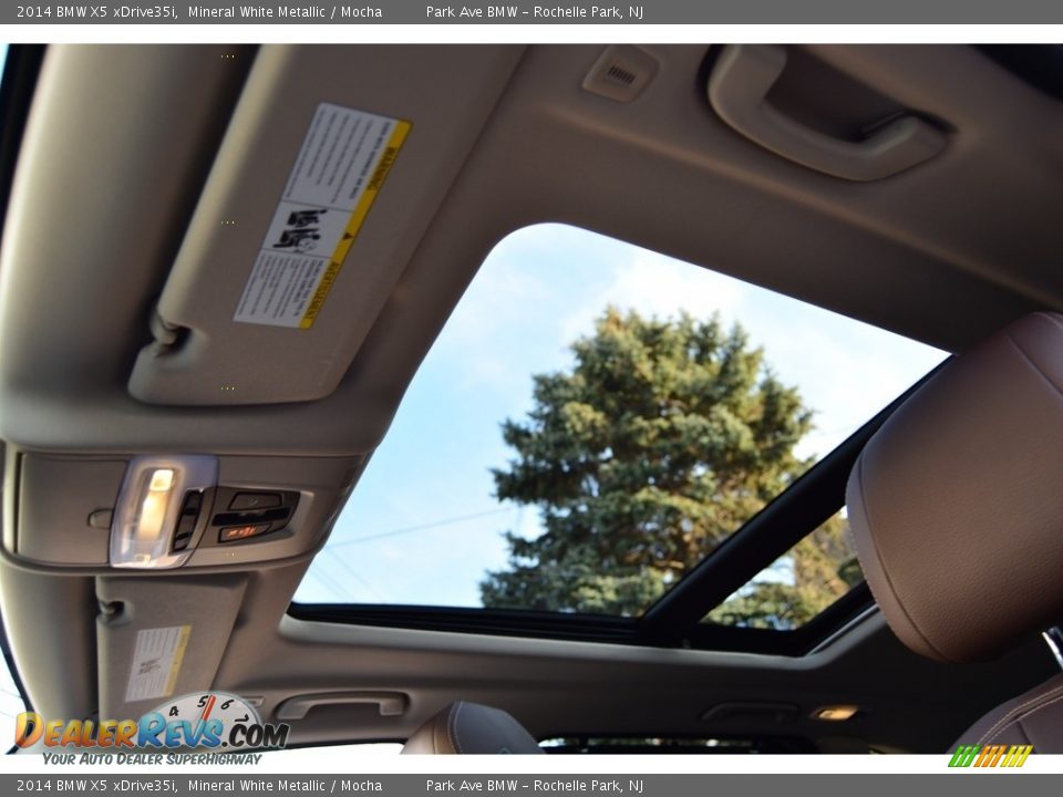 2014 BMW X5 xDrive35i Mineral White Metallic / Mocha Photo #14