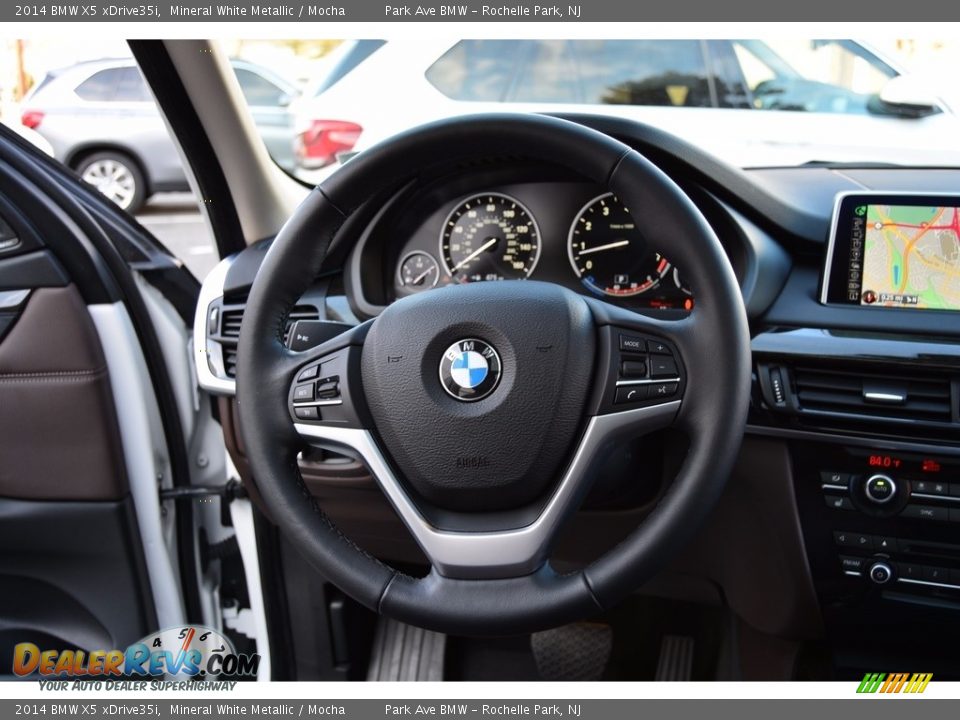 2014 BMW X5 xDrive35i Mineral White Metallic / Mocha Photo #18