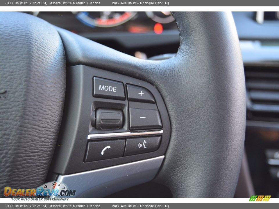 2014 BMW X5 xDrive35i Mineral White Metallic / Mocha Photo #20