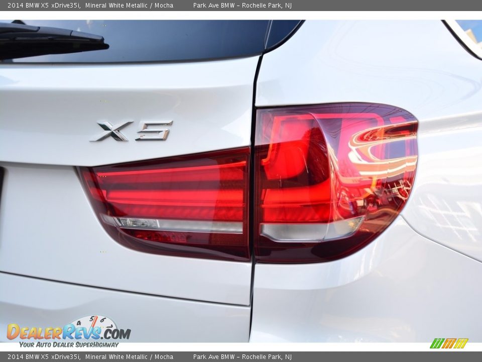 2014 BMW X5 xDrive35i Mineral White Metallic / Mocha Photo #24
