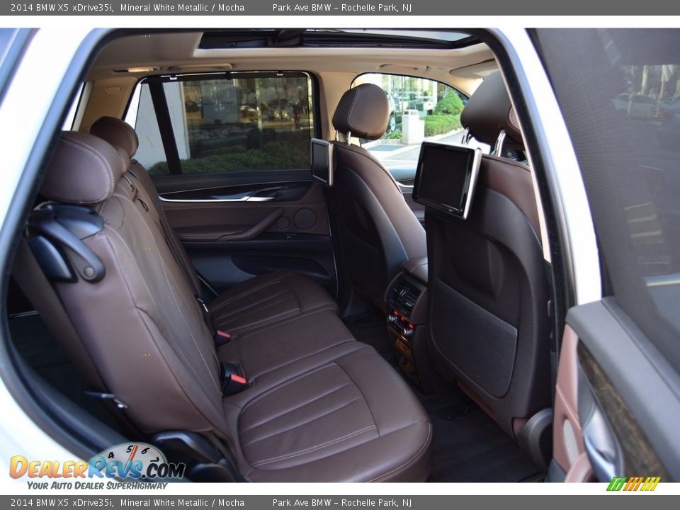 2014 BMW X5 xDrive35i Mineral White Metallic / Mocha Photo #26