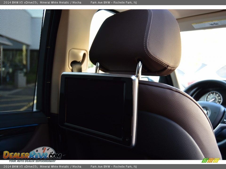 2014 BMW X5 xDrive35i Mineral White Metallic / Mocha Photo #27