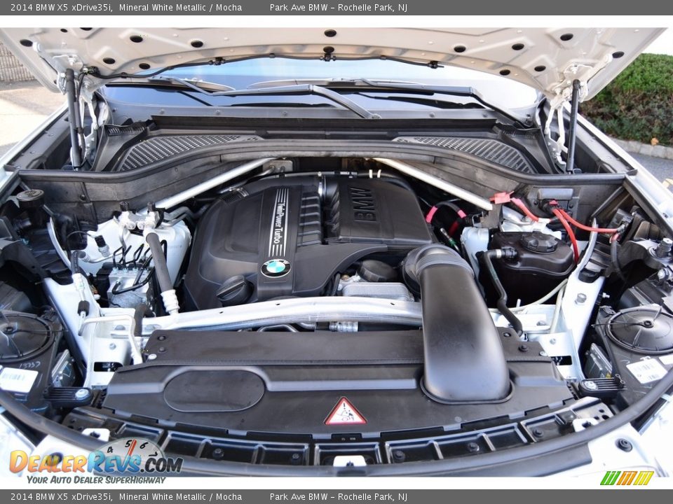 2014 BMW X5 xDrive35i Mineral White Metallic / Mocha Photo #33