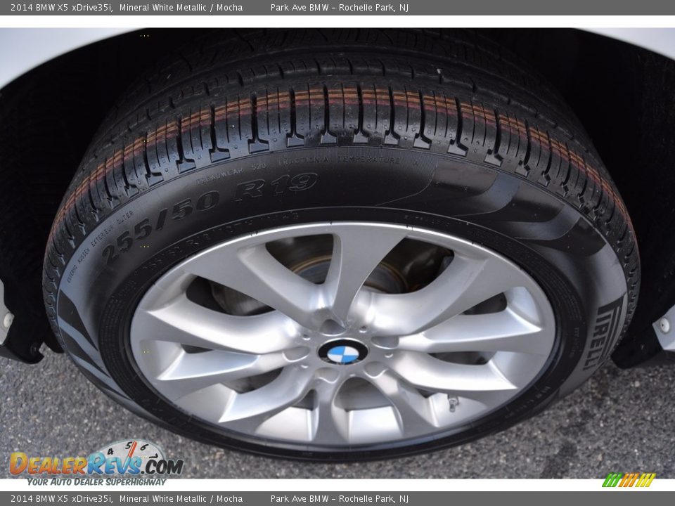 2014 BMW X5 xDrive35i Mineral White Metallic / Mocha Photo #36