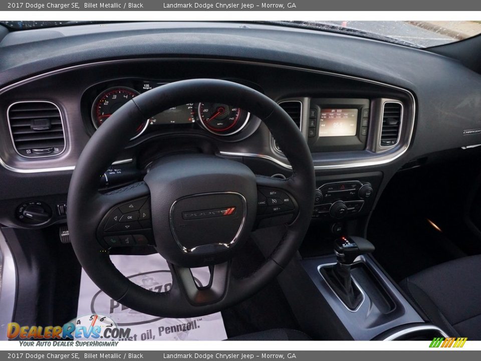 2017 Dodge Charger SE Billet Metallic / Black Photo #7