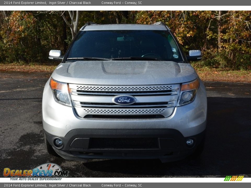 2014 Ford Explorer Limited Ingot Silver / Charcoal Black Photo #12