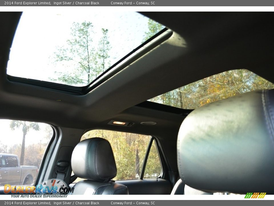 2014 Ford Explorer Limited Ingot Silver / Charcoal Black Photo #14
