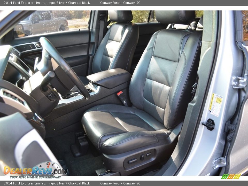 2014 Ford Explorer Limited Ingot Silver / Charcoal Black Photo #17