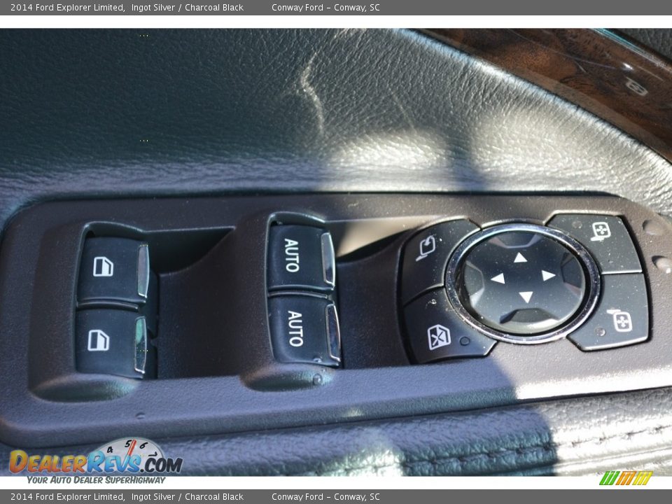 2014 Ford Explorer Limited Ingot Silver / Charcoal Black Photo #28