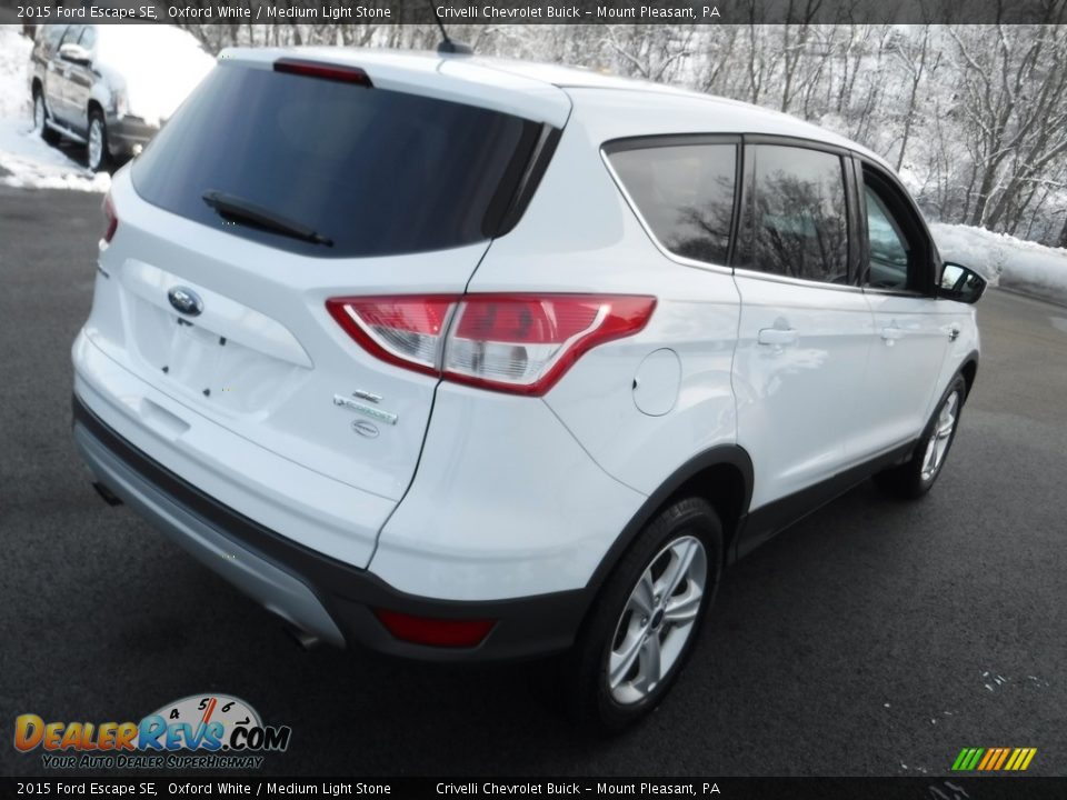 2015 Ford Escape SE Oxford White / Medium Light Stone Photo #9