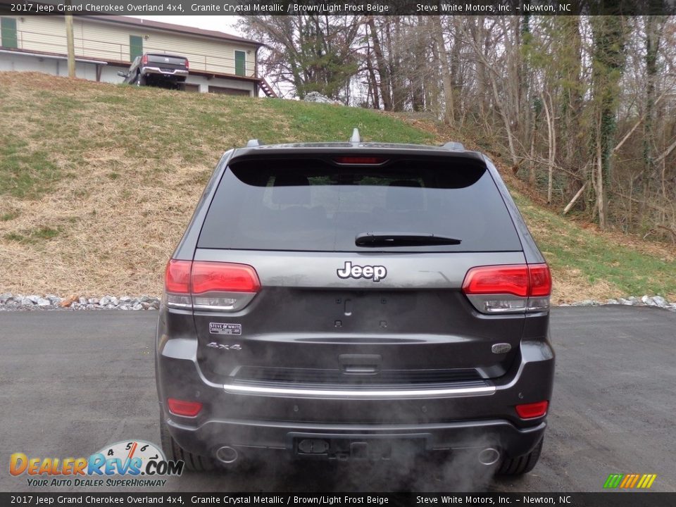 2017 Jeep Grand Cherokee Overland 4x4 Granite Crystal Metallic / Brown/Light Frost Beige Photo #7