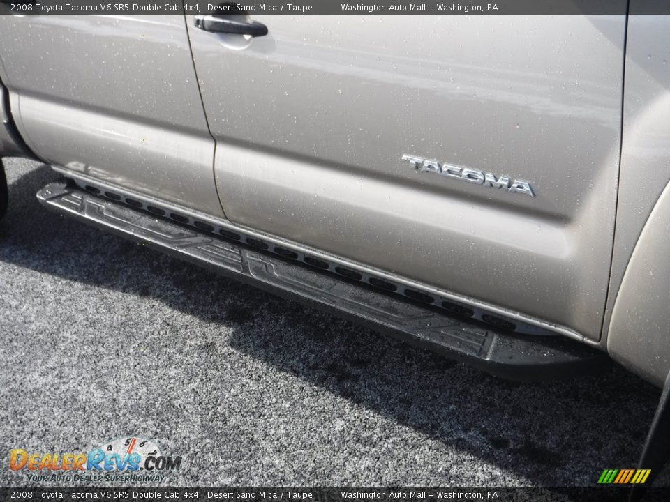 2008 Toyota Tacoma V6 SR5 Double Cab 4x4 Desert Sand Mica / Taupe Photo #4