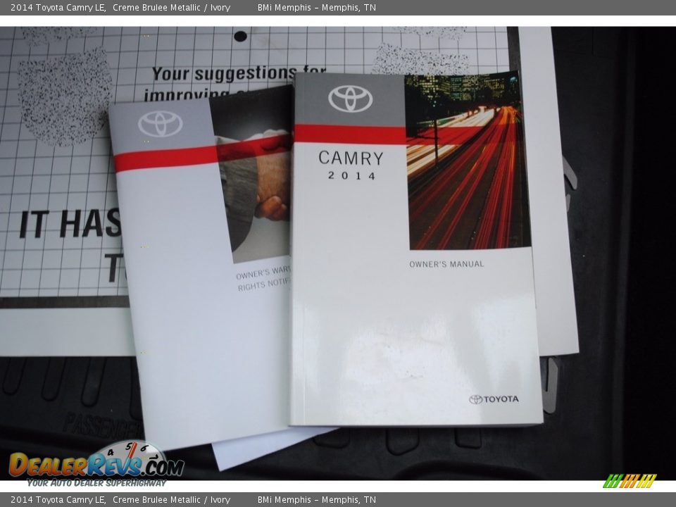 2014 Toyota Camry LE Creme Brulee Metallic / Ivory Photo #26