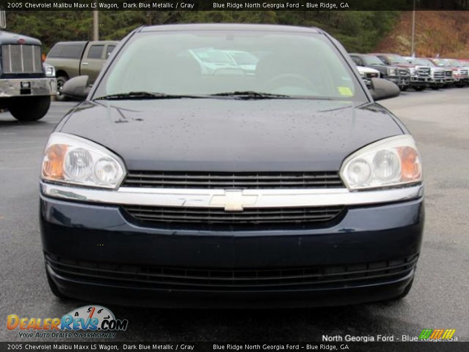 2005 Chevrolet Malibu Maxx LS Wagon Dark Blue Metallic / Gray Photo #8
