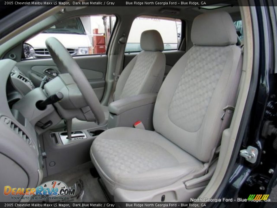 2005 Chevrolet Malibu Maxx LS Wagon Dark Blue Metallic / Gray Photo #13