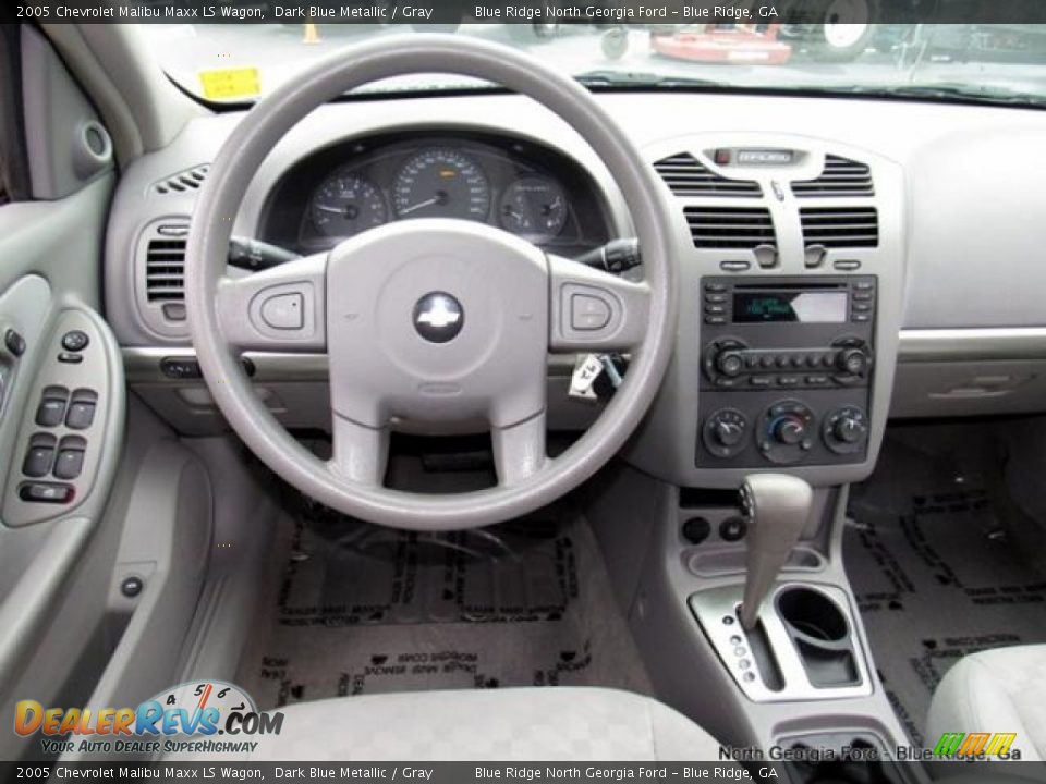 2005 Chevrolet Malibu Maxx LS Wagon Dark Blue Metallic / Gray Photo #18