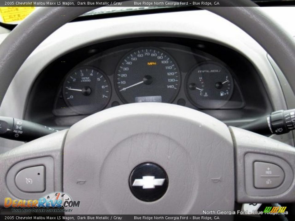 2005 Chevrolet Malibu Maxx LS Wagon Dark Blue Metallic / Gray Photo #21