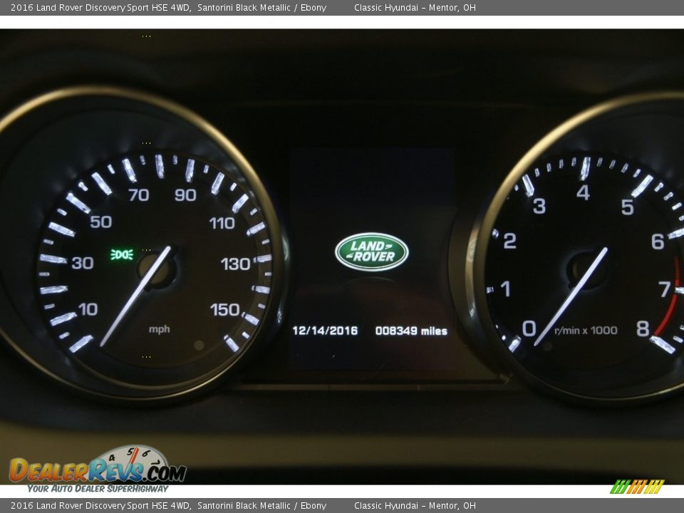 2016 Land Rover Discovery Sport HSE 4WD Santorini Black Metallic / Ebony Photo #7