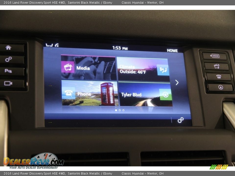 2016 Land Rover Discovery Sport HSE 4WD Santorini Black Metallic / Ebony Photo #10