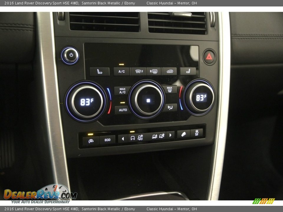 2016 Land Rover Discovery Sport HSE 4WD Santorini Black Metallic / Ebony Photo #14