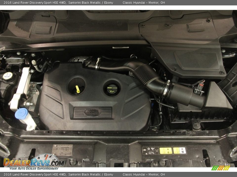 2016 Land Rover Discovery Sport HSE 4WD Santorini Black Metallic / Ebony Photo #22