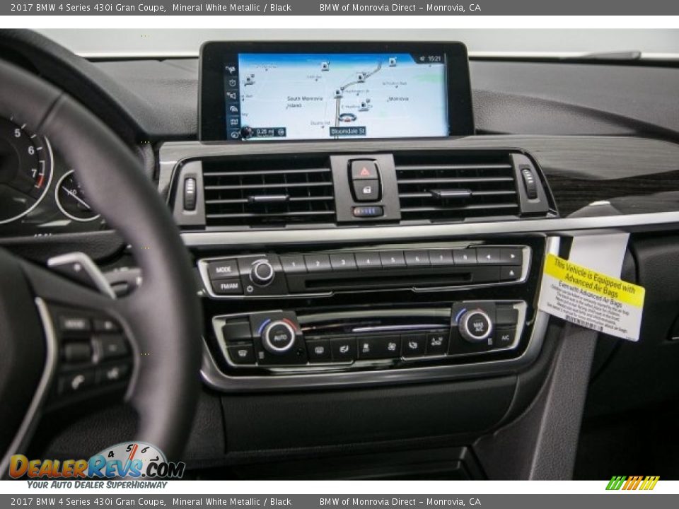 2017 BMW 4 Series 430i Gran Coupe Mineral White Metallic / Black Photo #5