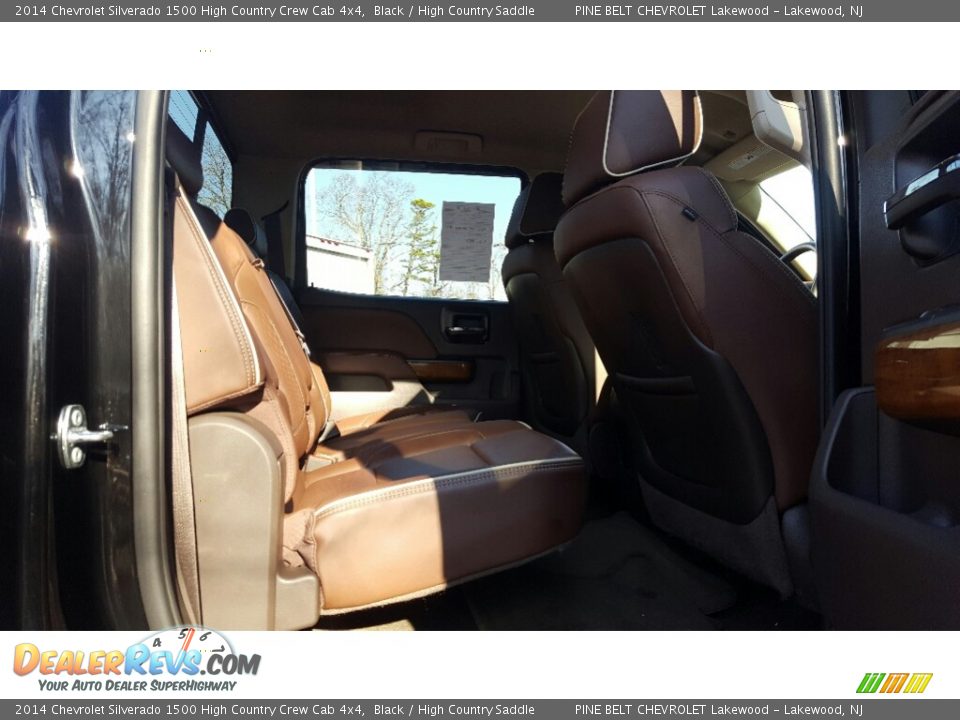 2014 Chevrolet Silverado 1500 High Country Crew Cab 4x4 Black / High Country Saddle Photo #17