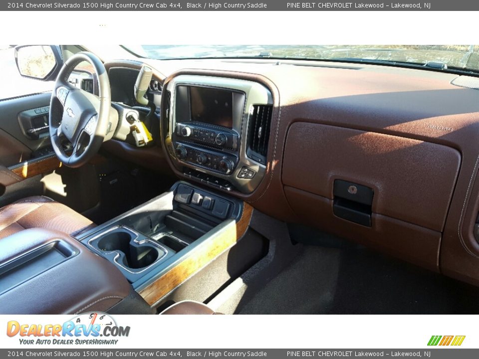 2014 Chevrolet Silverado 1500 High Country Crew Cab 4x4 Black / High Country Saddle Photo #18
