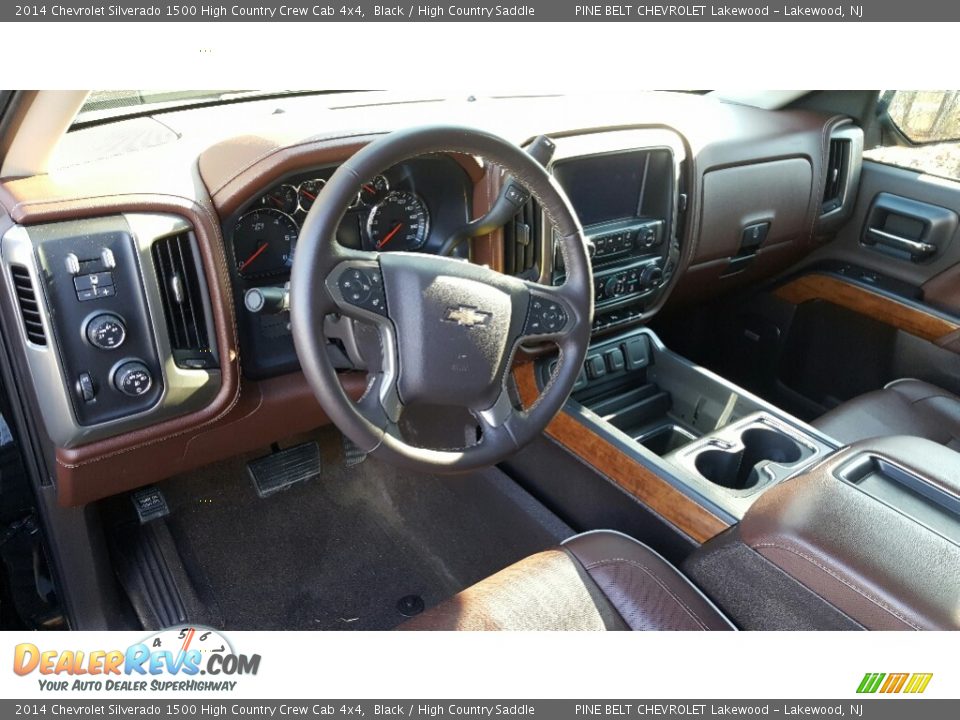 2014 Chevrolet Silverado 1500 High Country Crew Cab 4x4 Black / High Country Saddle Photo #19