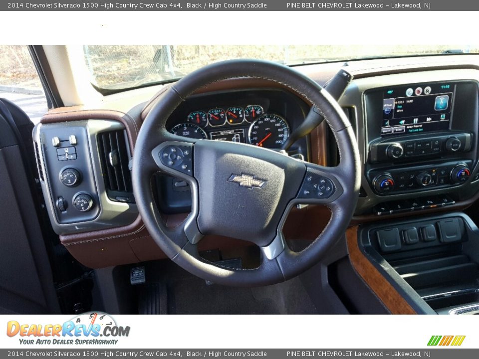 2014 Chevrolet Silverado 1500 High Country Crew Cab 4x4 Black / High Country Saddle Photo #20