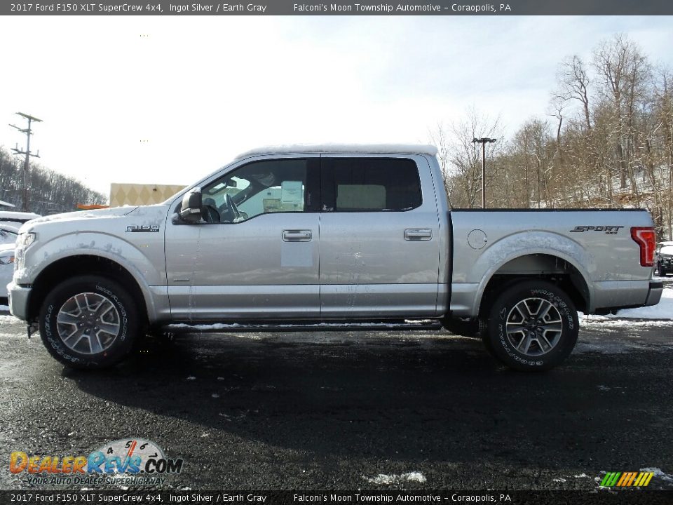 2017 Ford F150 XLT SuperCrew 4x4 Ingot Silver / Earth Gray Photo #1