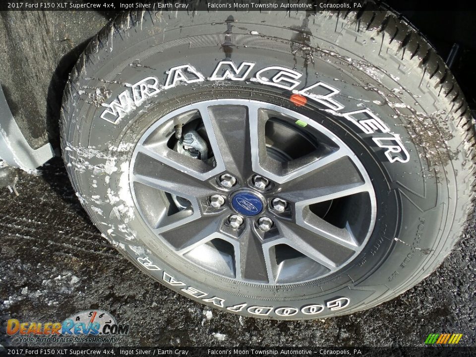 2017 Ford F150 XLT SuperCrew 4x4 Ingot Silver / Earth Gray Photo #4