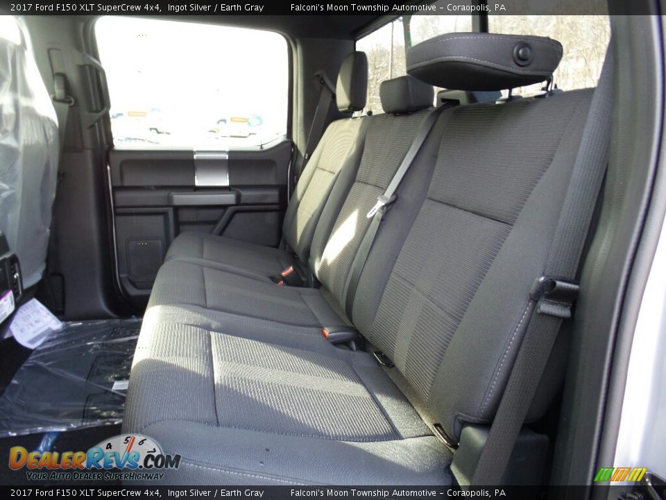 2017 Ford F150 XLT SuperCrew 4x4 Ingot Silver / Earth Gray Photo #8