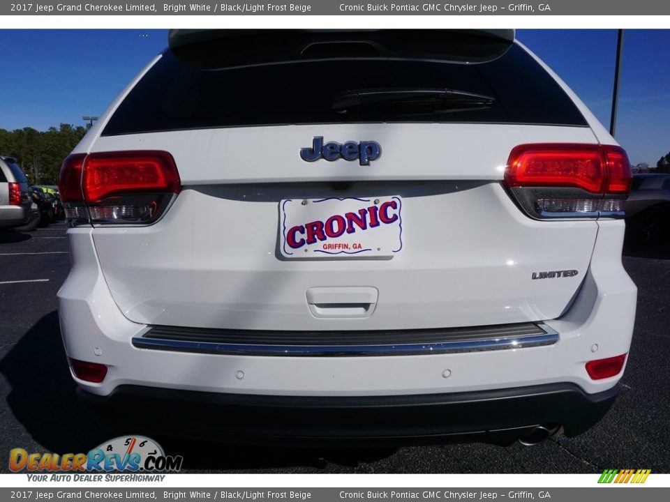 2017 Jeep Grand Cherokee Limited Bright White / Black/Light Frost Beige Photo #6