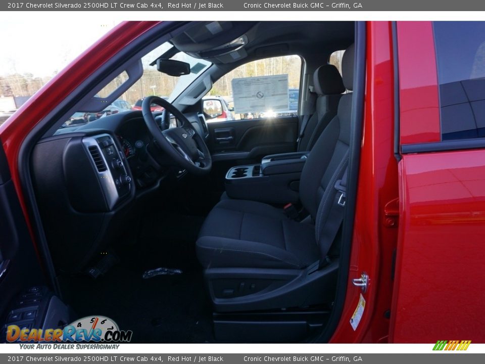 2017 Chevrolet Silverado 2500HD LT Crew Cab 4x4 Red Hot / Jet Black Photo #9