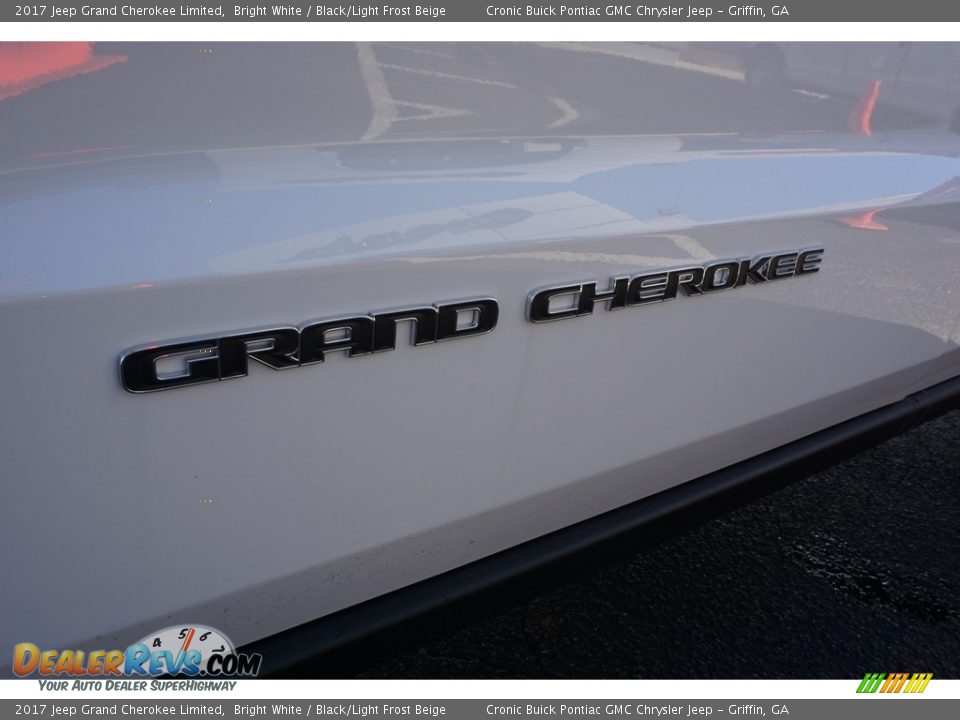 2017 Jeep Grand Cherokee Limited Bright White / Black/Light Frost Beige Photo #13