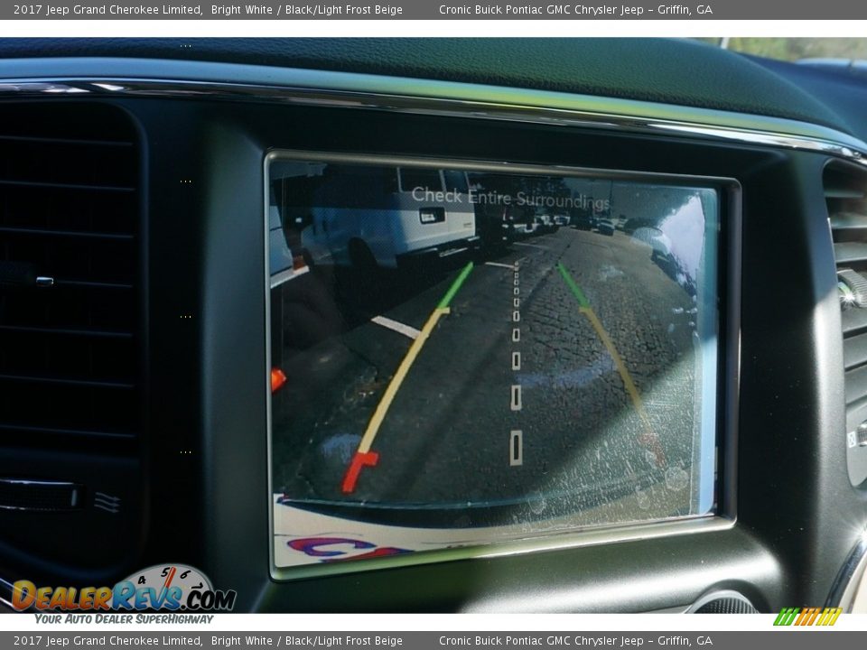 2017 Jeep Grand Cherokee Limited Bright White / Black/Light Frost Beige Photo #16