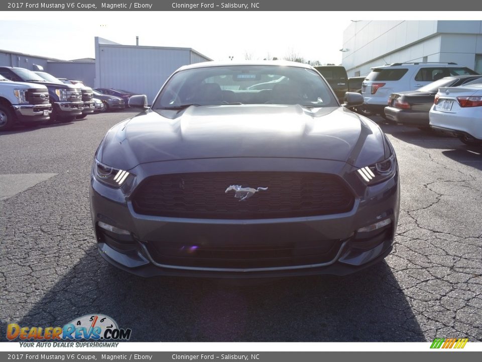 2017 Ford Mustang V6 Coupe Magnetic / Ebony Photo #4