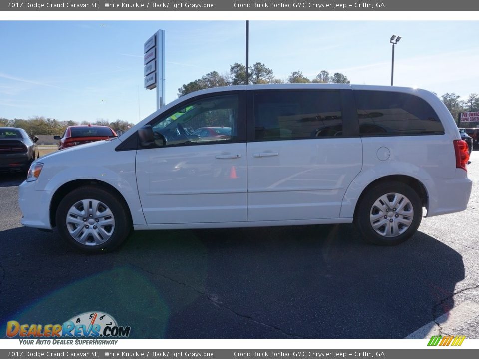 2017 Dodge Grand Caravan SE White Knuckle / Black/Light Graystone Photo #4